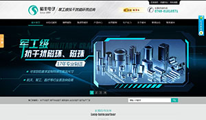 東莞市磁豐電子營銷型網(wǎng)站建設案例
