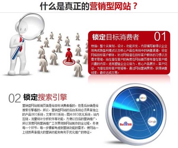 營銷型網(wǎng)站具備的特點(diǎn)